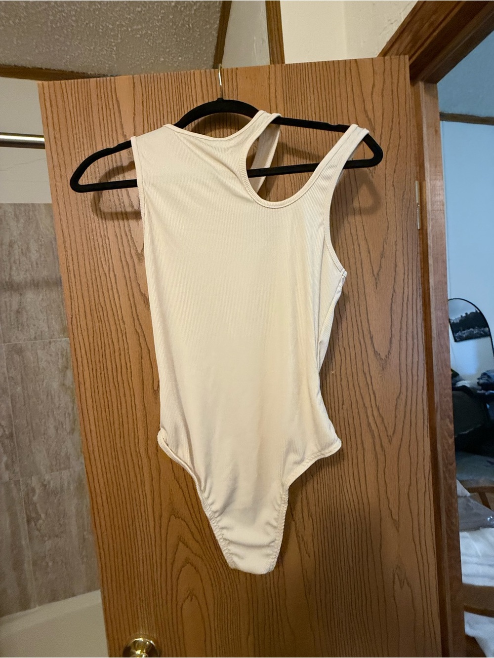 Kids Cream One-Piece Swimsuit